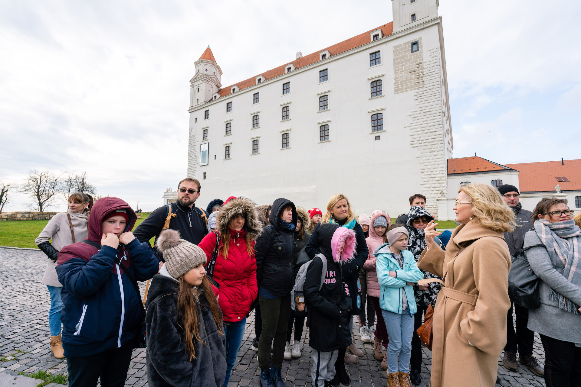 Prechadzka ich zaviedla aj na Bratislavsky hrad